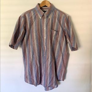 Vintage Striped Button-Down